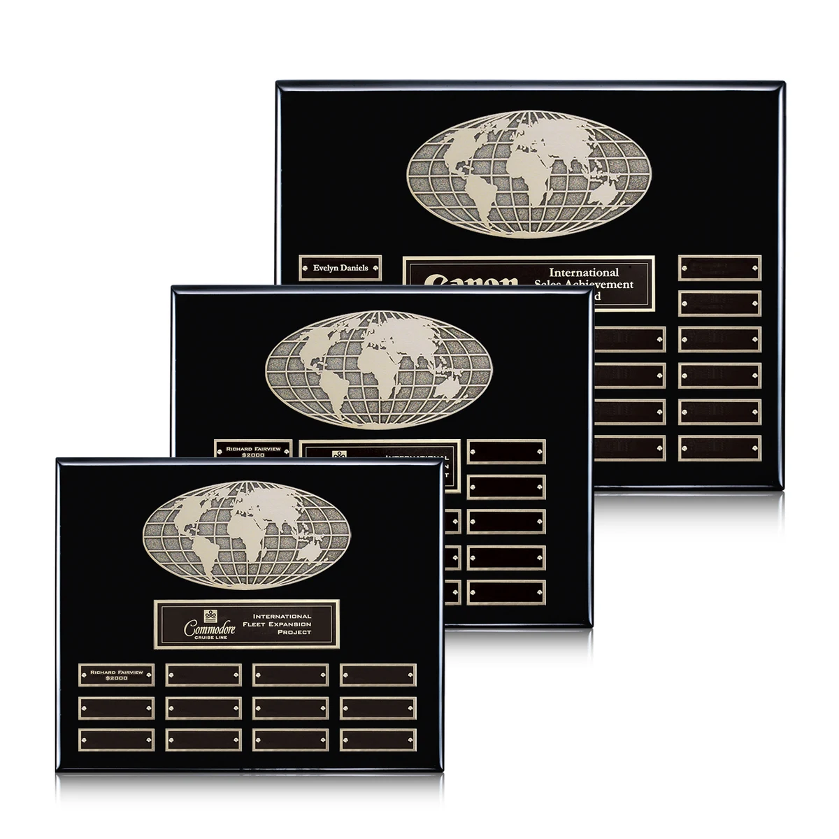 World (Horiz) Perpetual - Black Finish 1