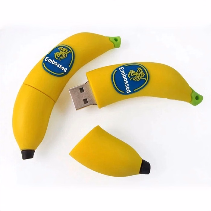 Banana  Shape USB Thumb Flash Drive