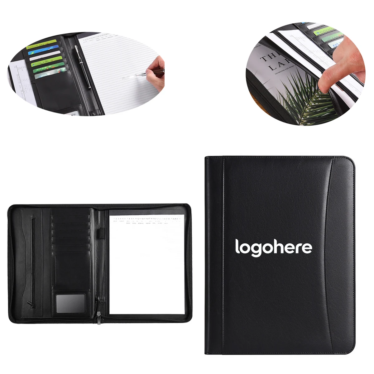 Custom Logo Business Manager Clutch 1