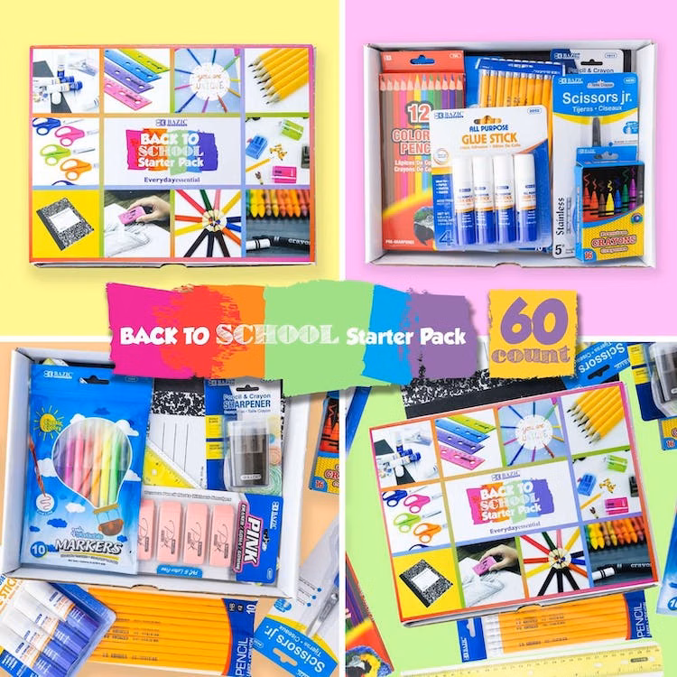 Elementary Back to School Starter Kits - 10 Count