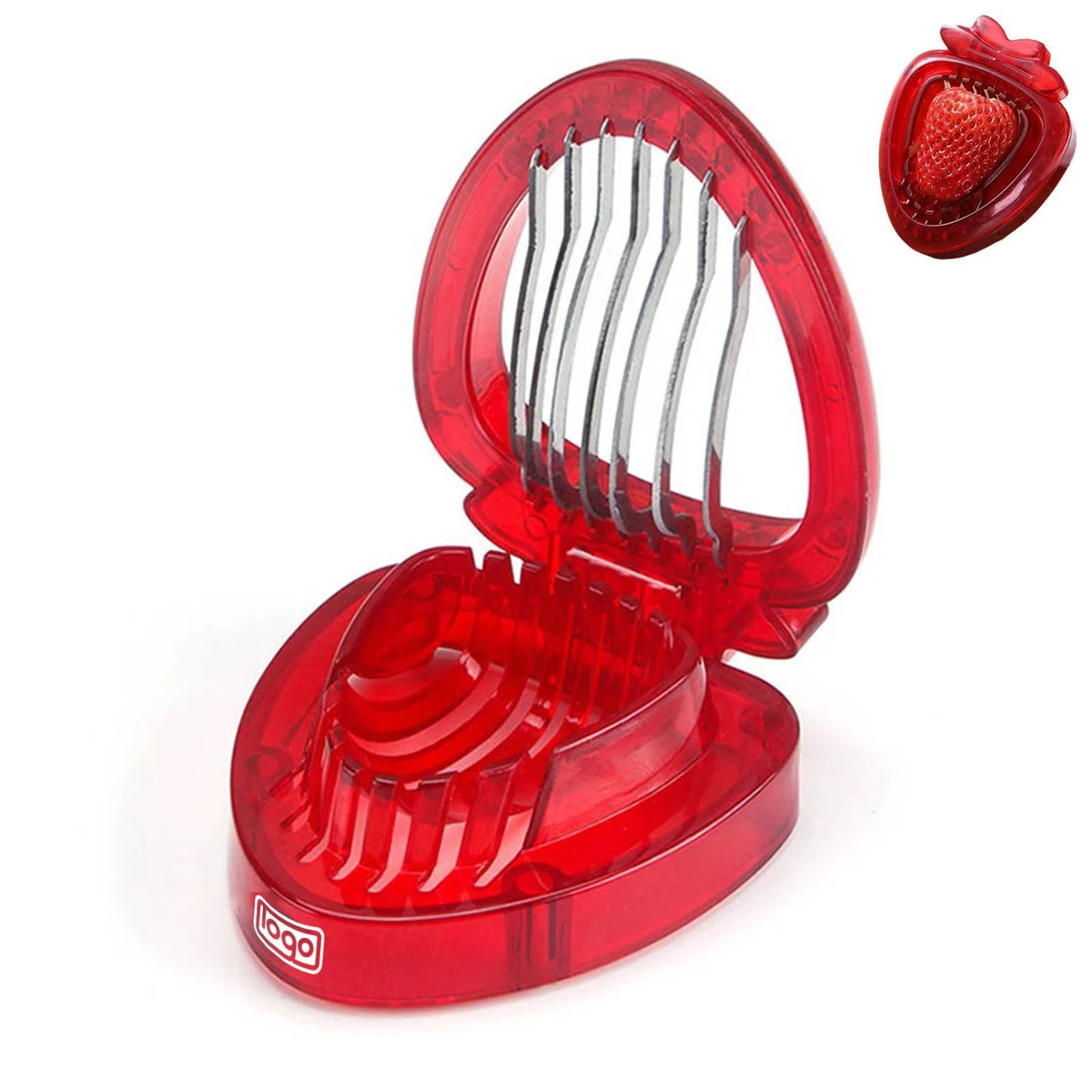Stainless Steel Strawberry Slicer 1