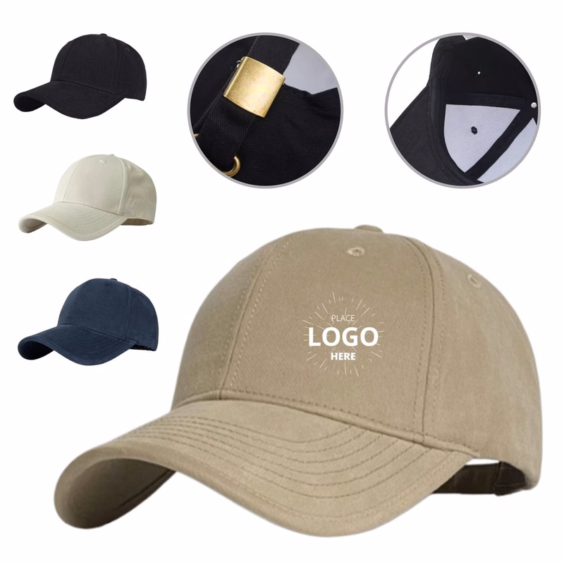 Adjustable Personalized Canvascap Custom Cotton Baseball Hat