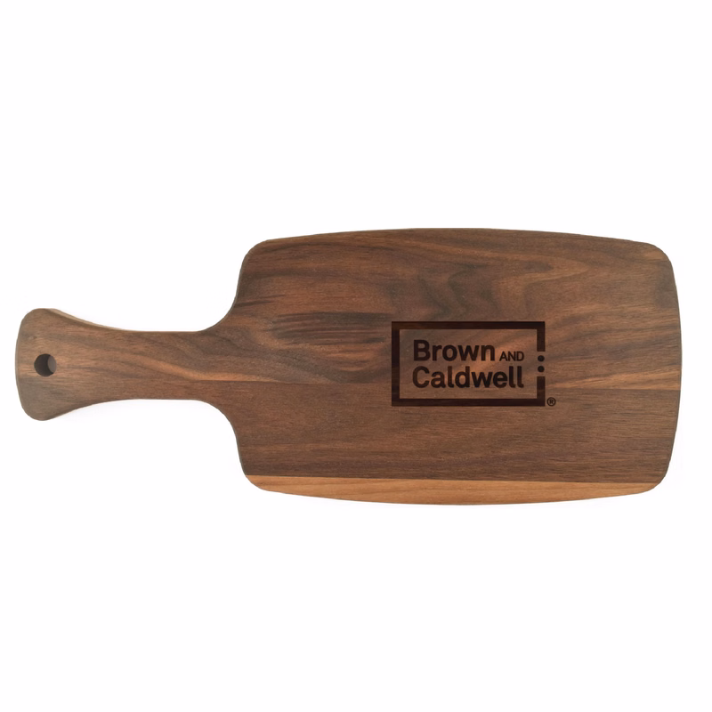 6" x 14 1/2" Walnut Paddle Cutting Board
