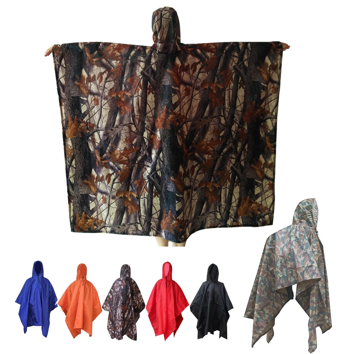 3-in-1 Multi-Function Raincoat Mat Tent 1