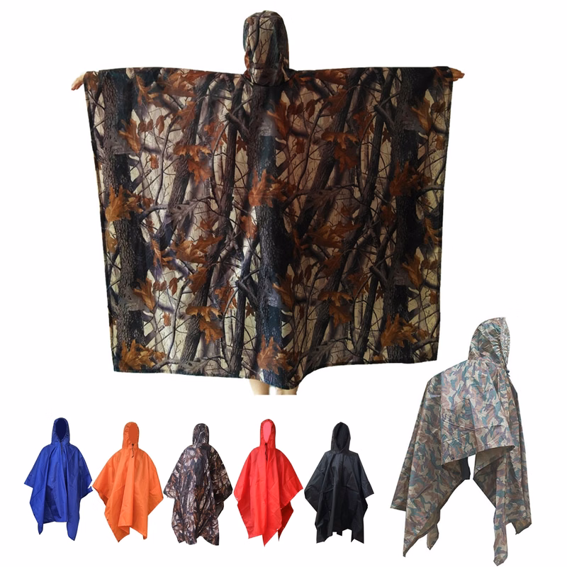 3-in-1 Multi-Function Raincoat Mat Tent