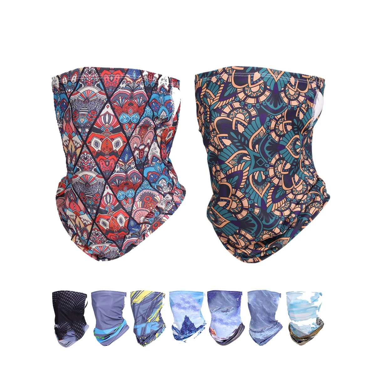 Tubular Neck Gaiter Face Towel Scarf 1