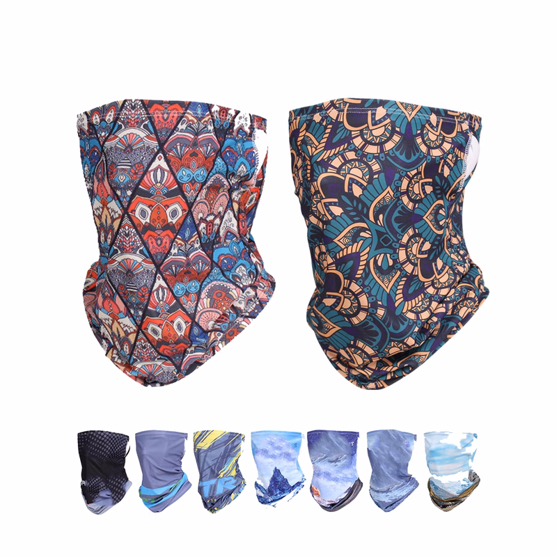 Tubular Neck Gaiter Face Towel Scarf