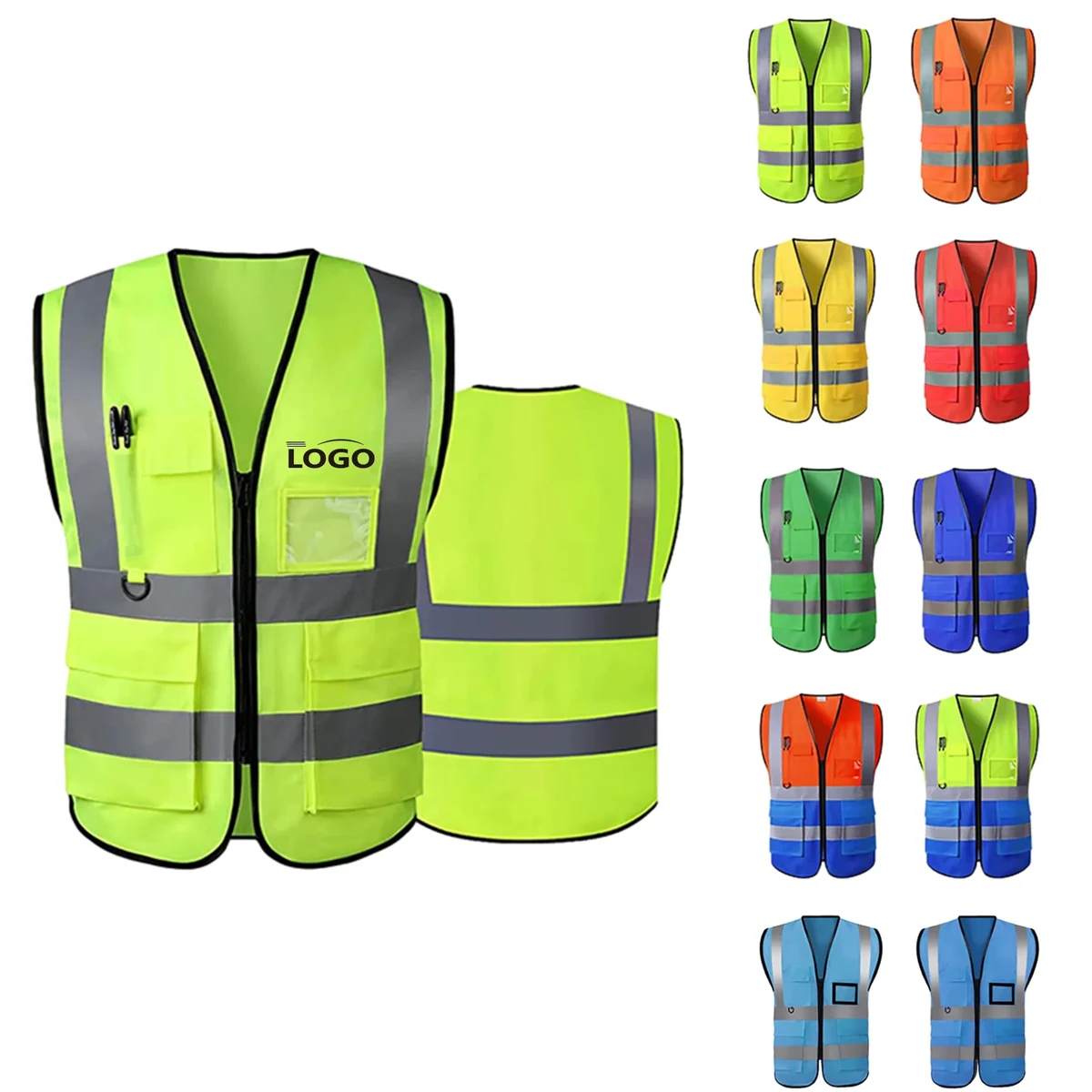 High Visibility Reflective Vest For Adults MOQ 50PCS 1