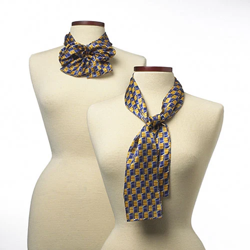 LaSalle Gold Career Collection Silk Scarf - 8"x45" 1
