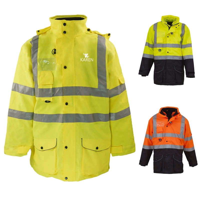 Outdoor sanitation work reflective clothing fabric fluoresce