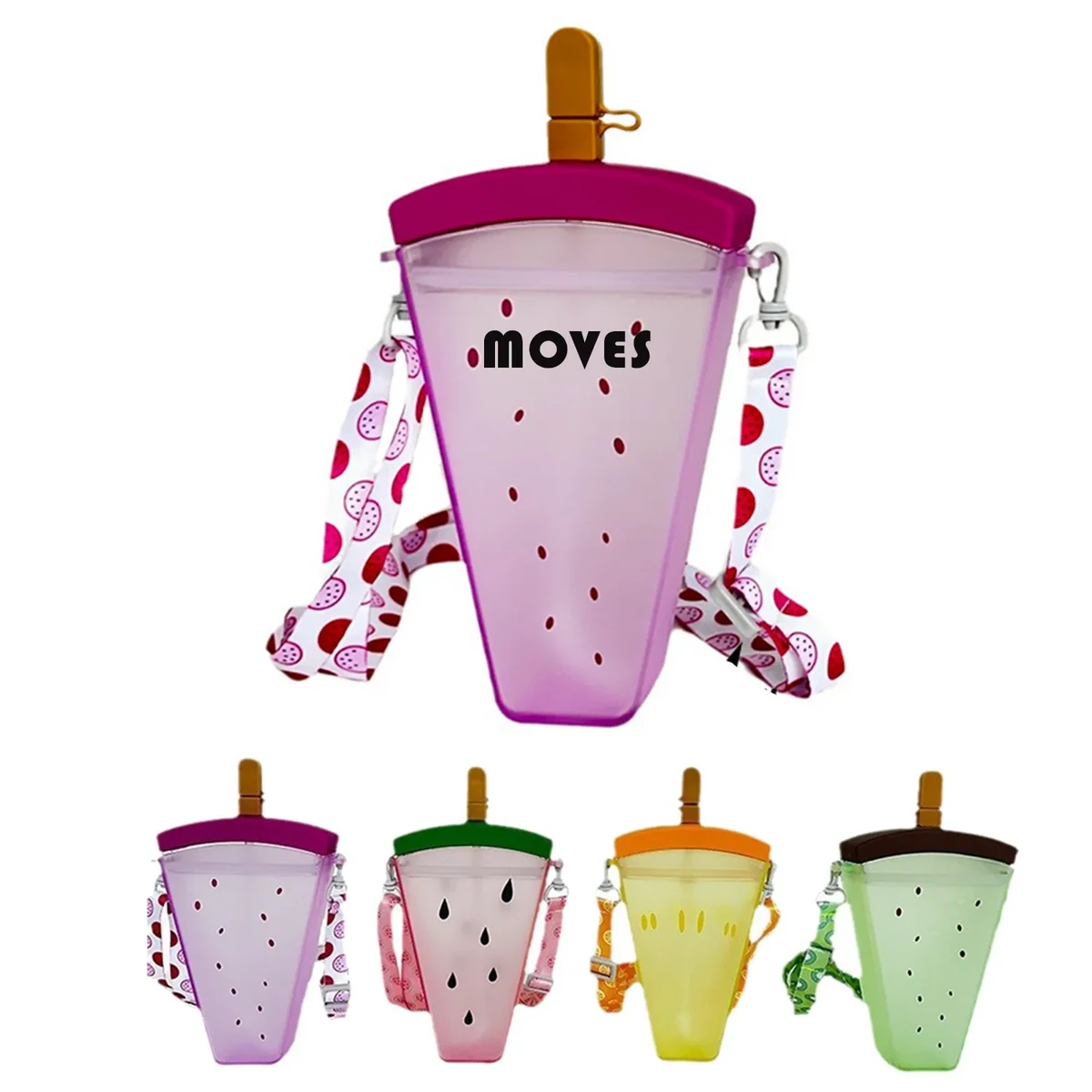 Watermelon Straw AS Plastic Water Cup 1