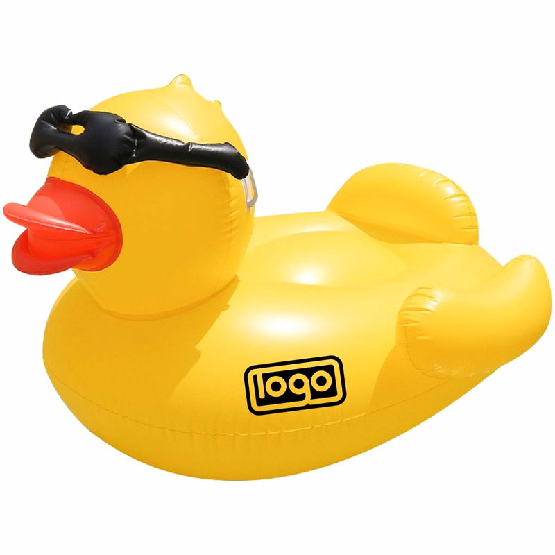 Inflatable Big Duck Pool Float w/ Sunglasses