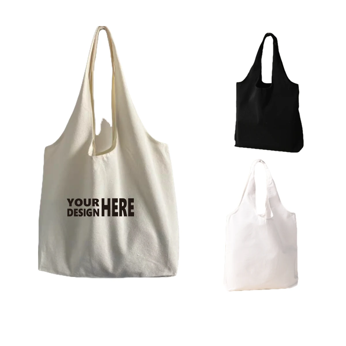 Lightweight Reusable Grocery Shopping Cloth Bag MOQ50, custom tote bag with logo imprint 1
