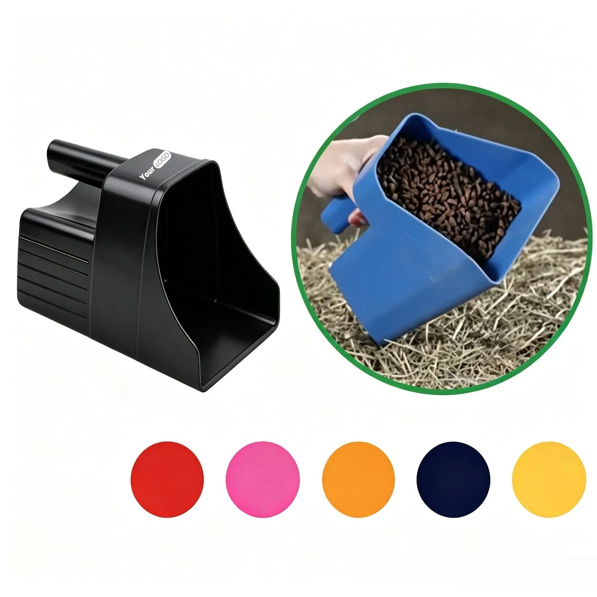 Farm Plastic Feed Scoop 1