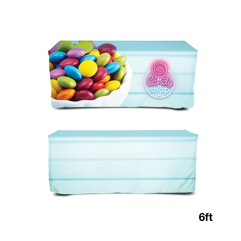 DisplaySplash 6' Fitted Table Cover 1
