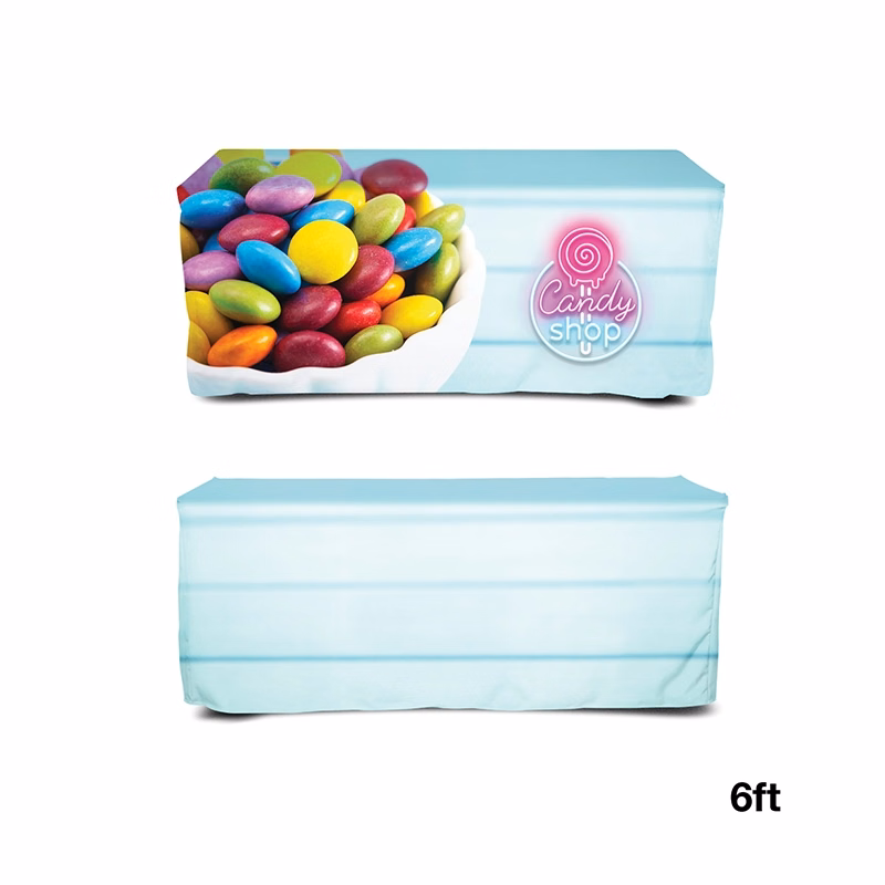 DisplaySplash 6' Fitted Table Cover