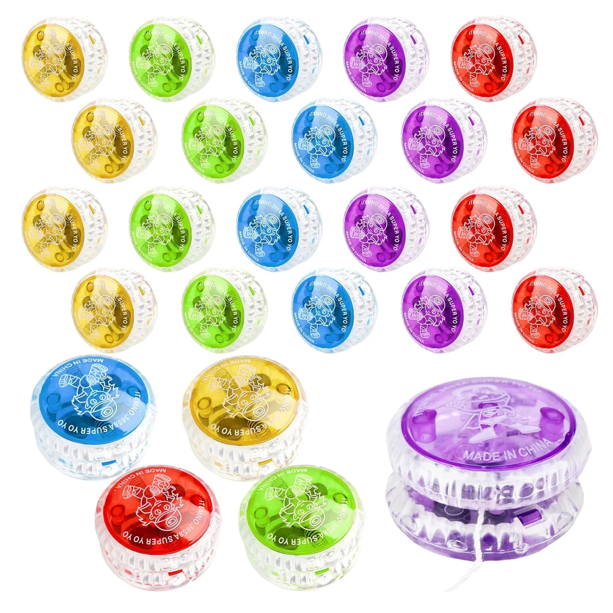 MOQ 50pcs Led Light Up Yo-Yo Ball 1