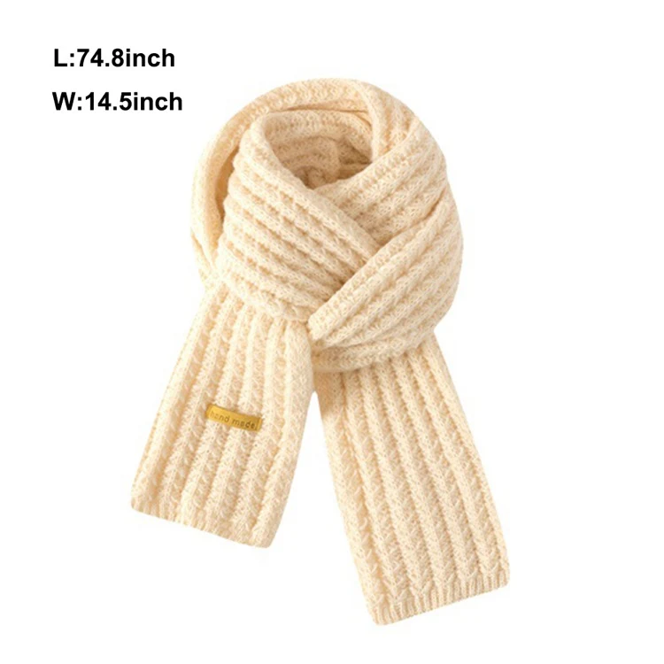 Houndstooth Double-Knit Scarf 1