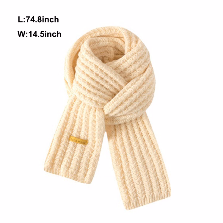 Houndstooth Double-Knit Scarf