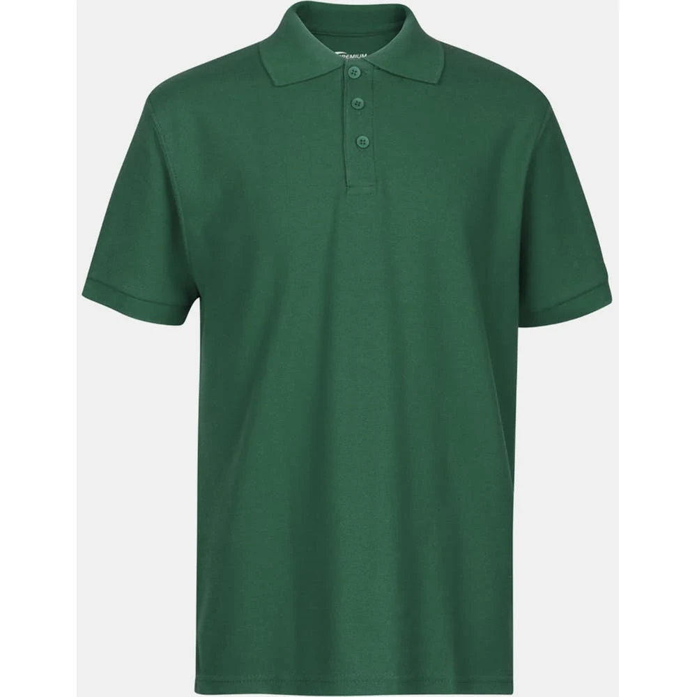Youth Polo Shirts - Hunter Green Size 14/16 (L) 1