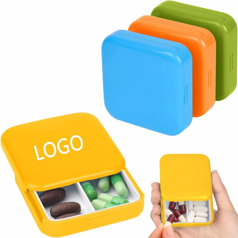 2 Dispensing Travel Pill Organizer