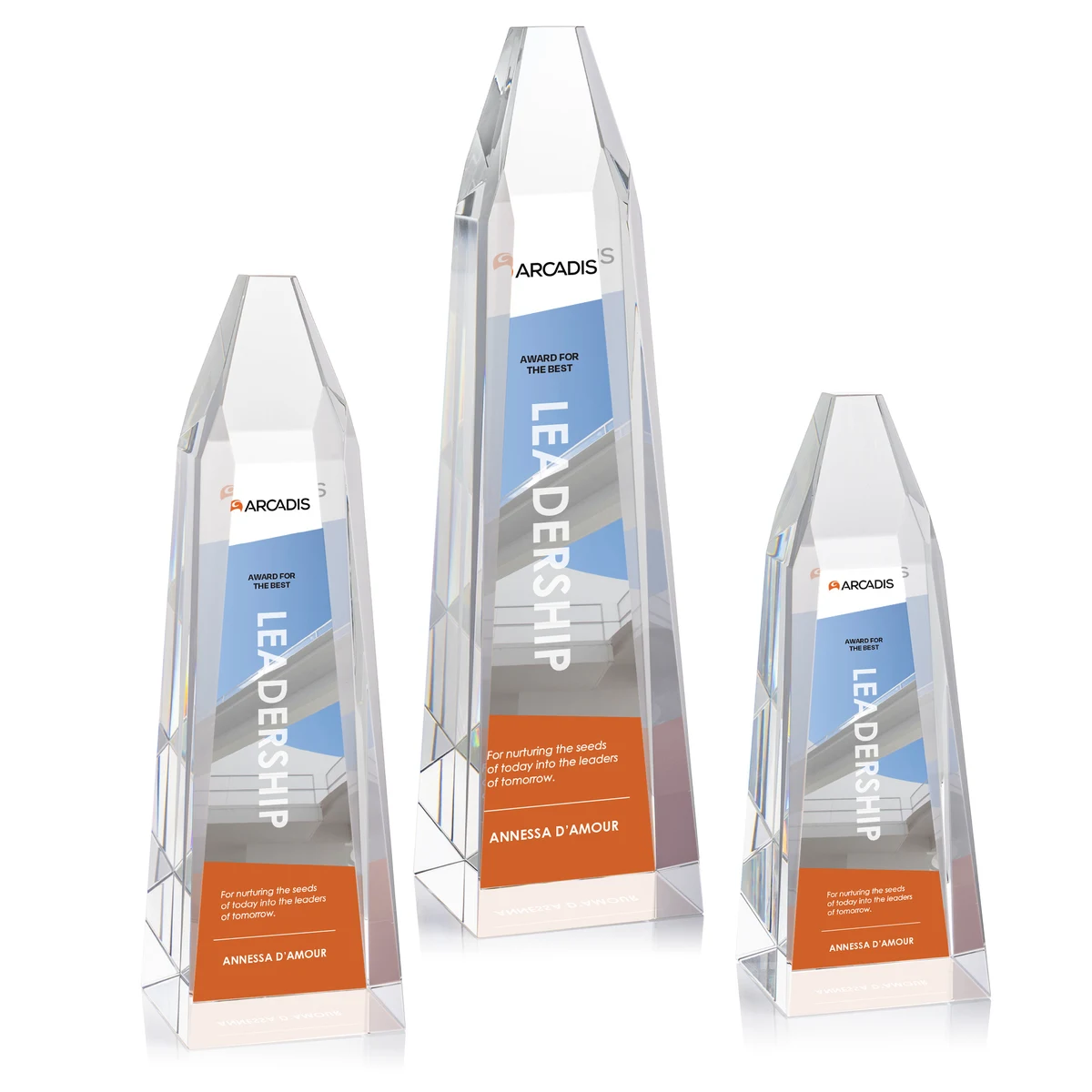 Heritage Obelisk VividPrint™ Award 1