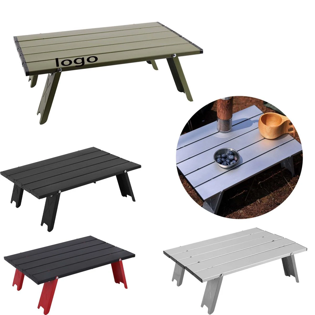 Outdoor Folding Aluminum Alloy Table 1