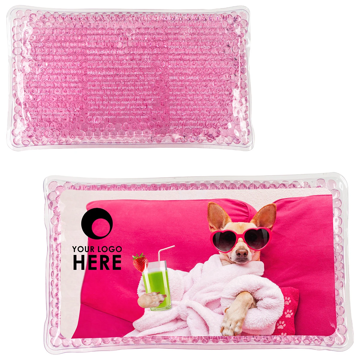 Spa Day Large Rectangle Aqua Pearls™ Hot/Cold Pack 1