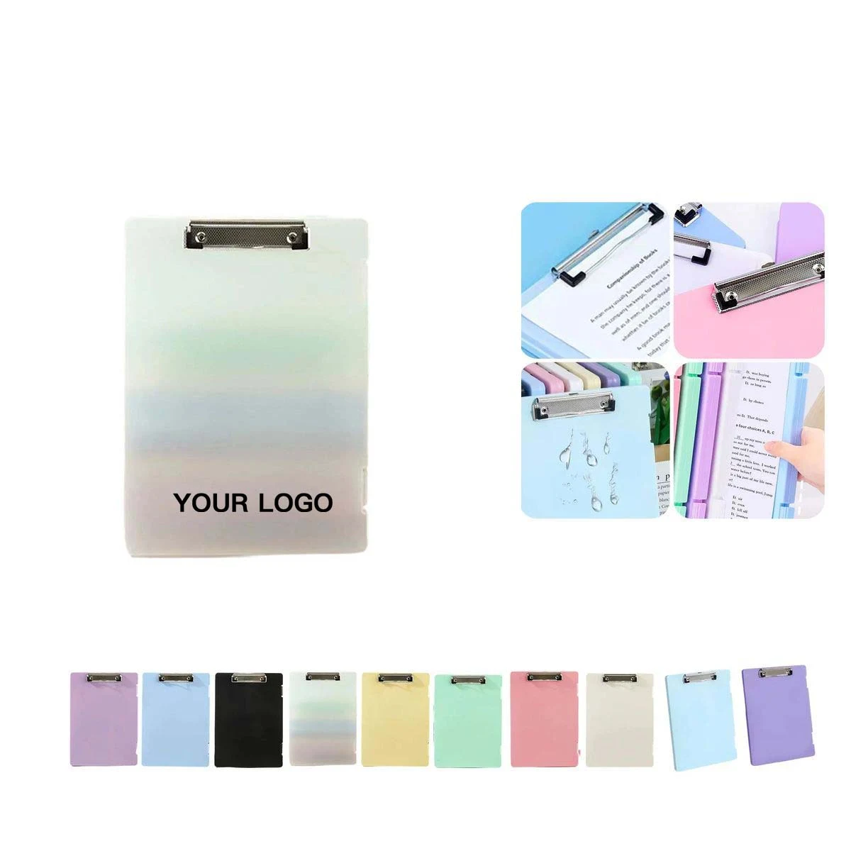 Plastic Clipboard Folder with Stationery Storage 1