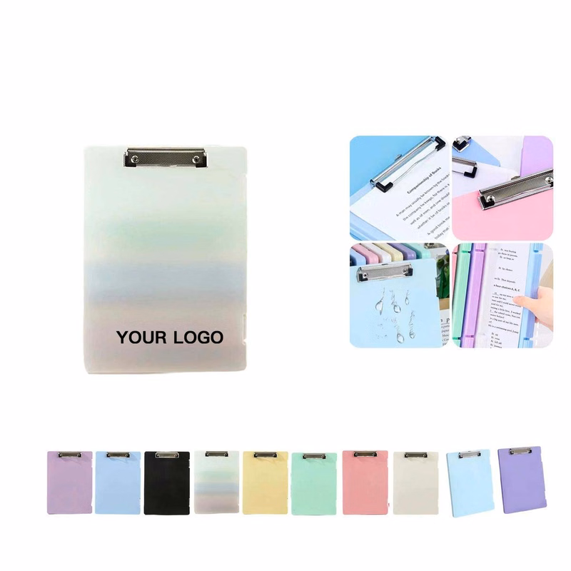 Plastic Clipboard Folder with Stationery Storage