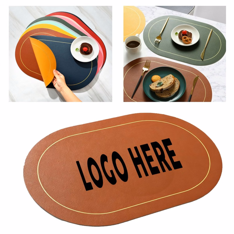 Non-Slip PVC Backing Table Mat