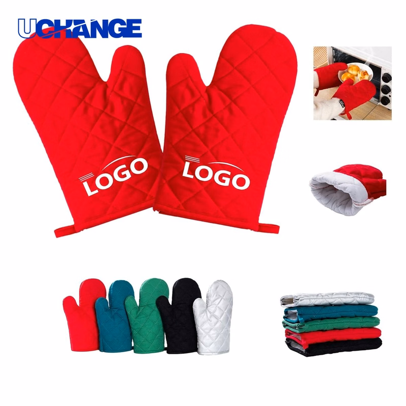 Heat Resistant Kitchen Oven Mitts Gloves for Cooking