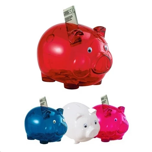 Promotional Translucent Piggy Coin Bank 1
