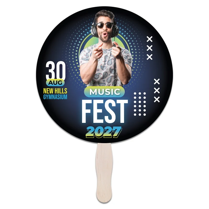 Circle Hand Fans 1