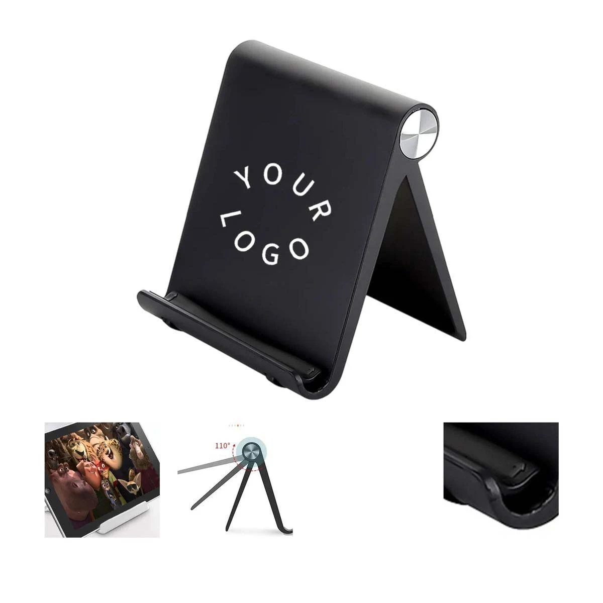 Compact ABS Phone Stand with Non Slip Base 1