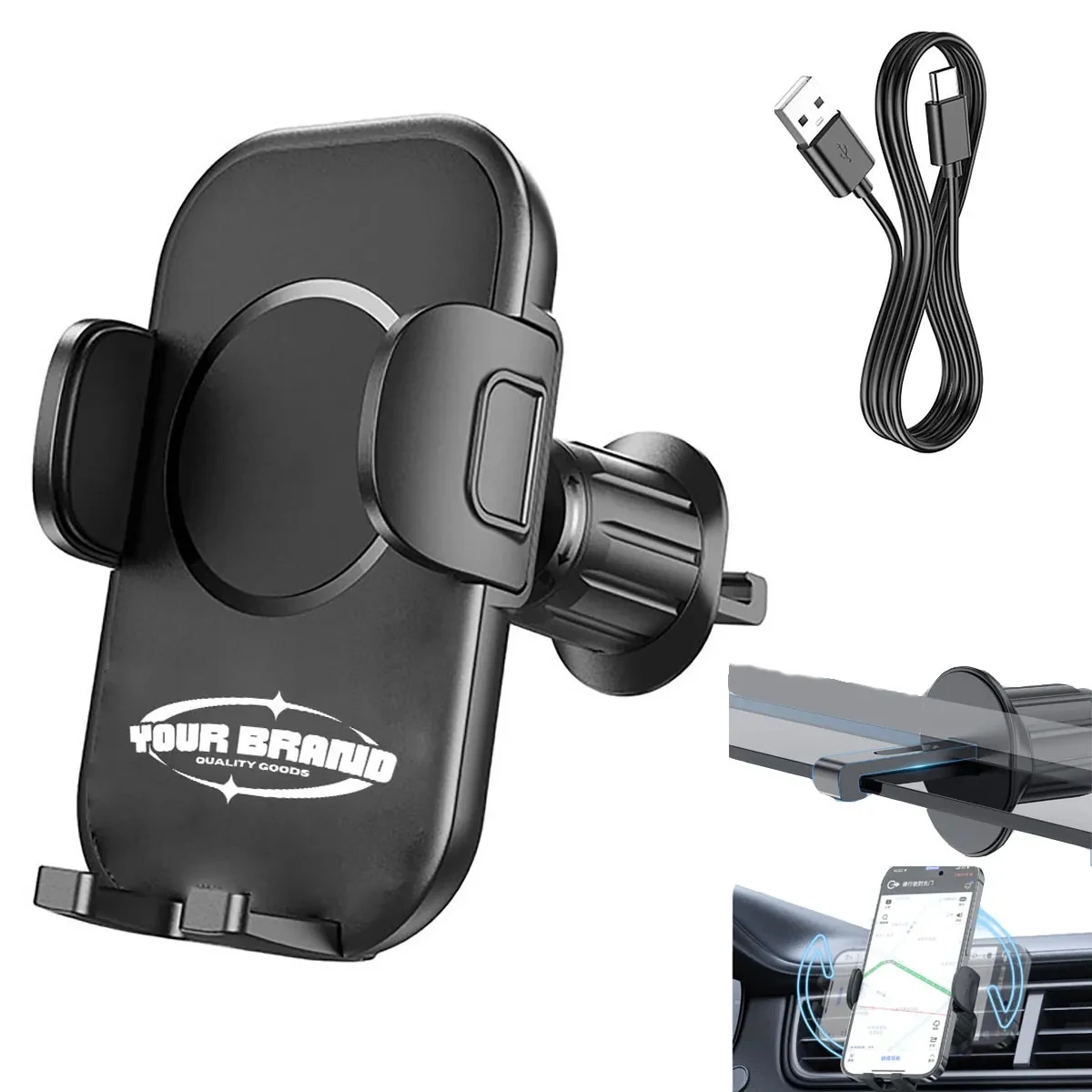 15w Charging One-Handed Use Car Phone Stand 1