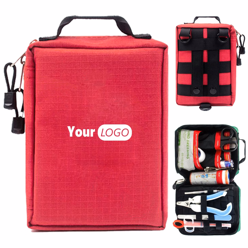 Waterproof Nylon Cloth Portable Travel And Home Pet First Aid Kit