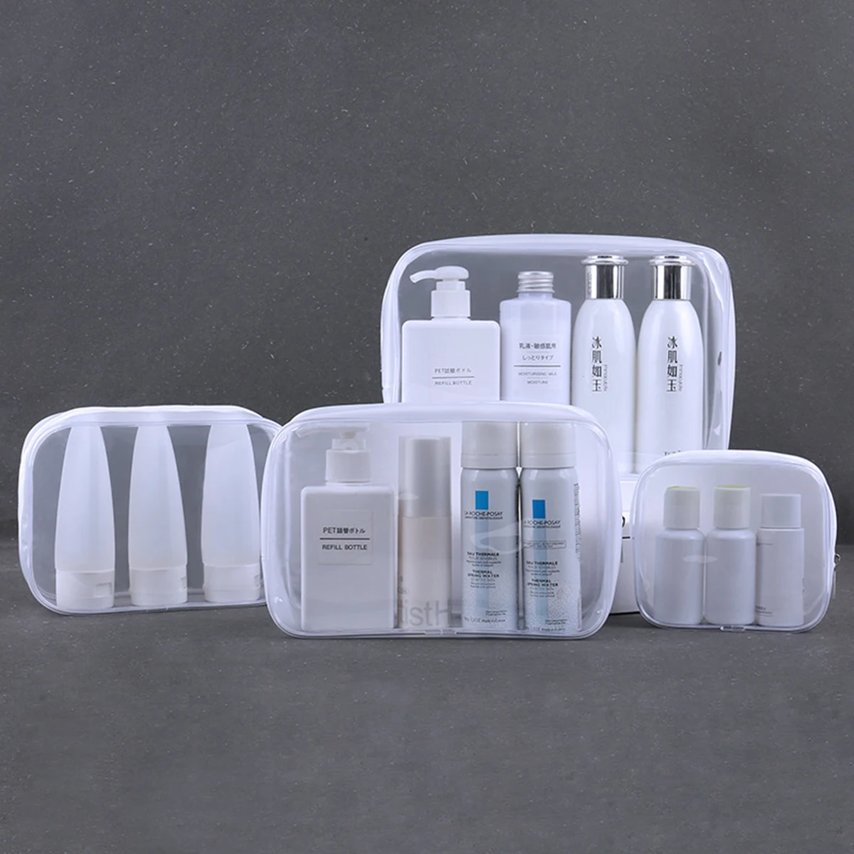 Clear Cosmetics PVC Zippered Bag 1
