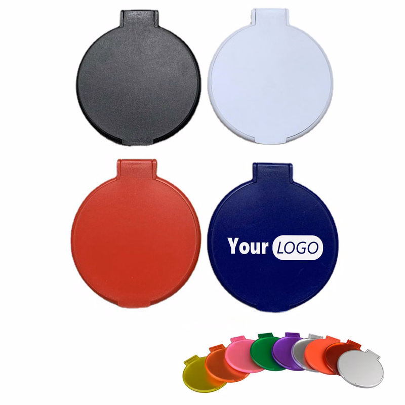 Plastic Portable Makeup Mirror With Custom Logo