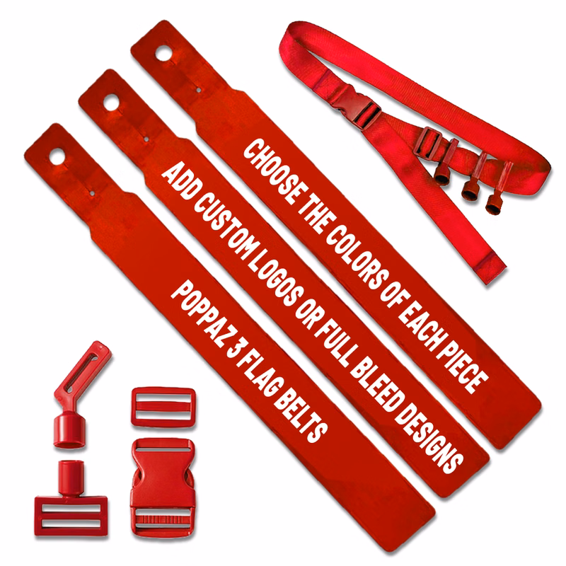 Poppaz 3 Flag Belts