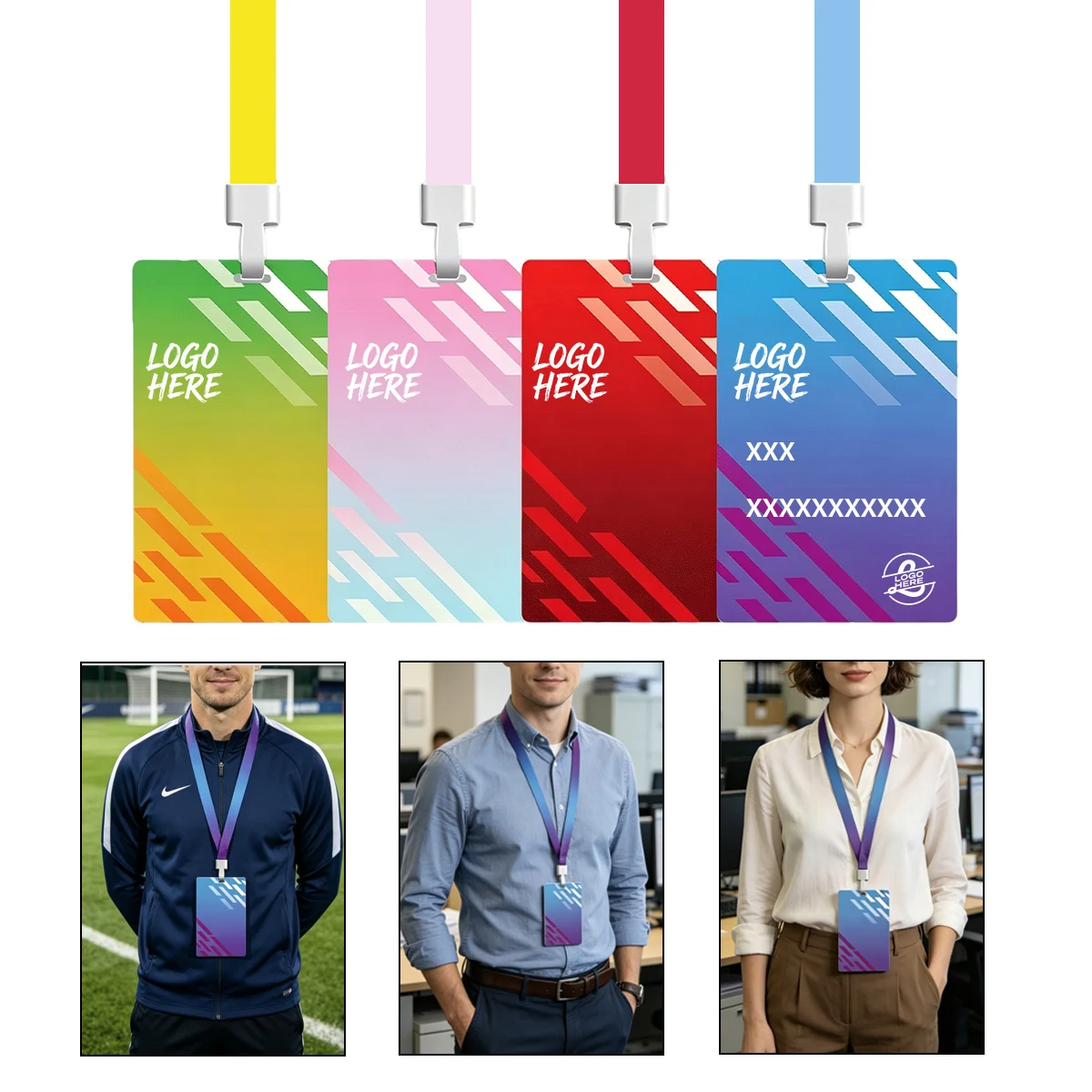 Id Badge With Lanyard 1