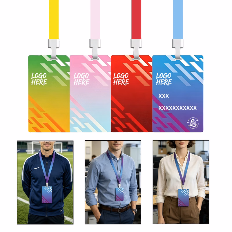 Id Badge With Lanyard