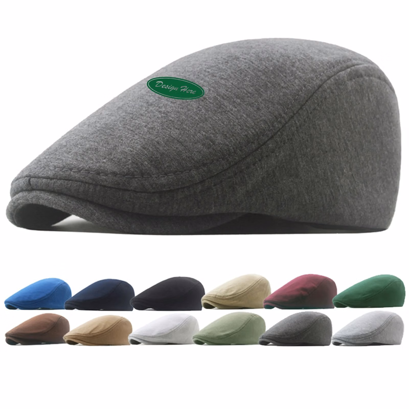 Men's Autumn/Winter Wool Beret - Soft Newsboy Cap