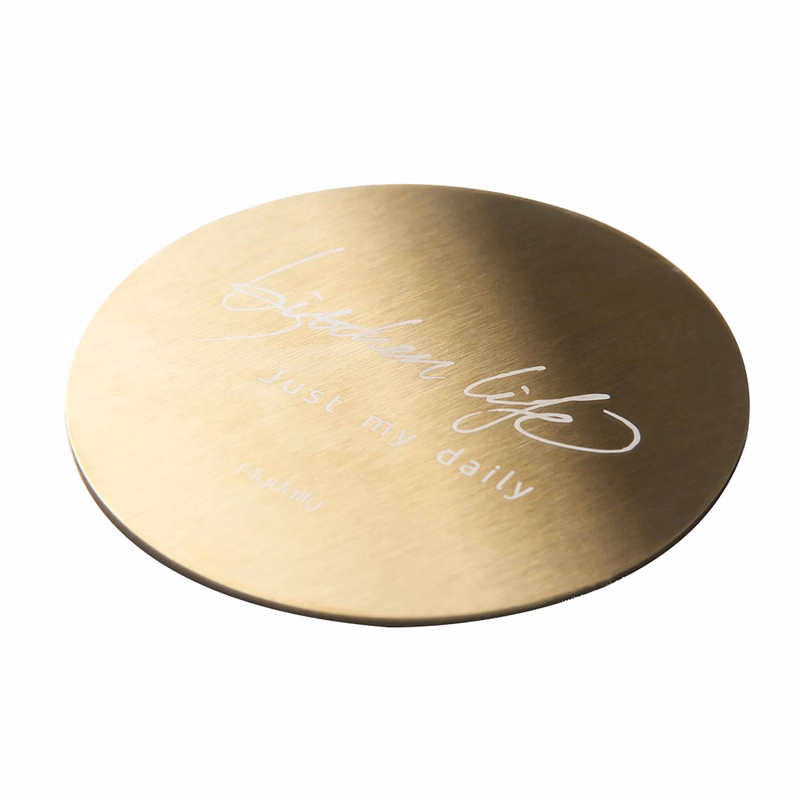Round Stainless Steel Plating Coaster
