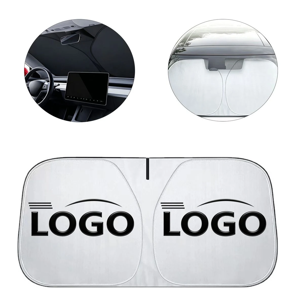UV Protection Foldable Car Sunshade for Auto & SUV 1