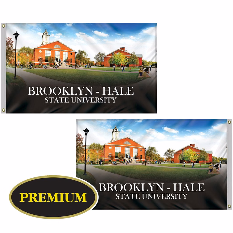 3' x 5' Double Sided Digitally Printed Knitted Polyester Flags