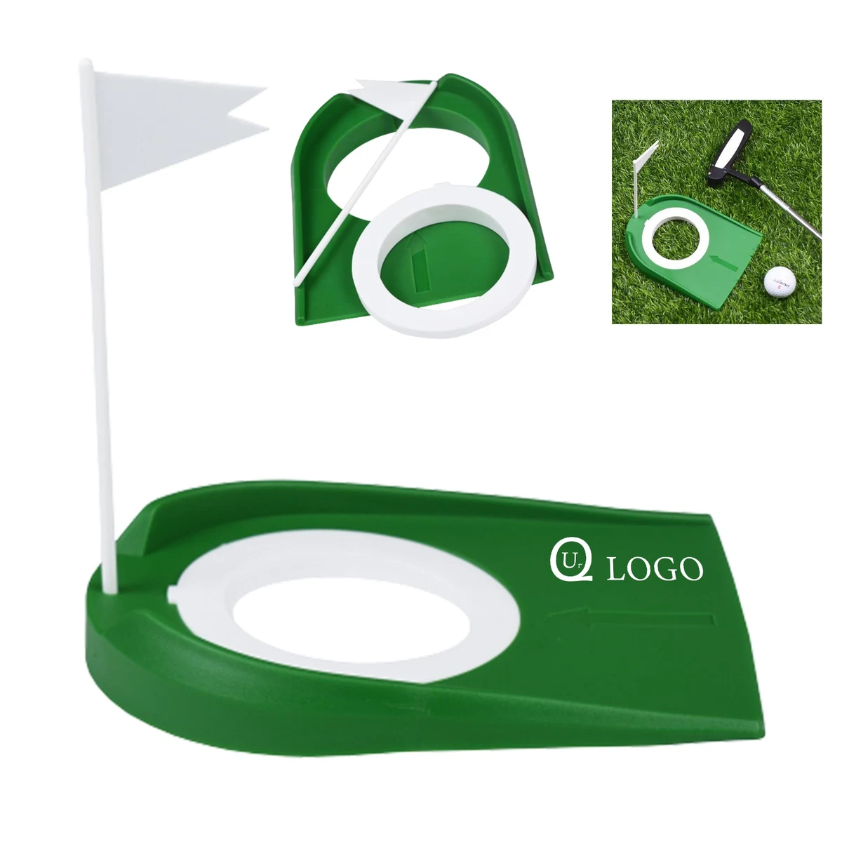 Golf Indoor Putting Drill 1