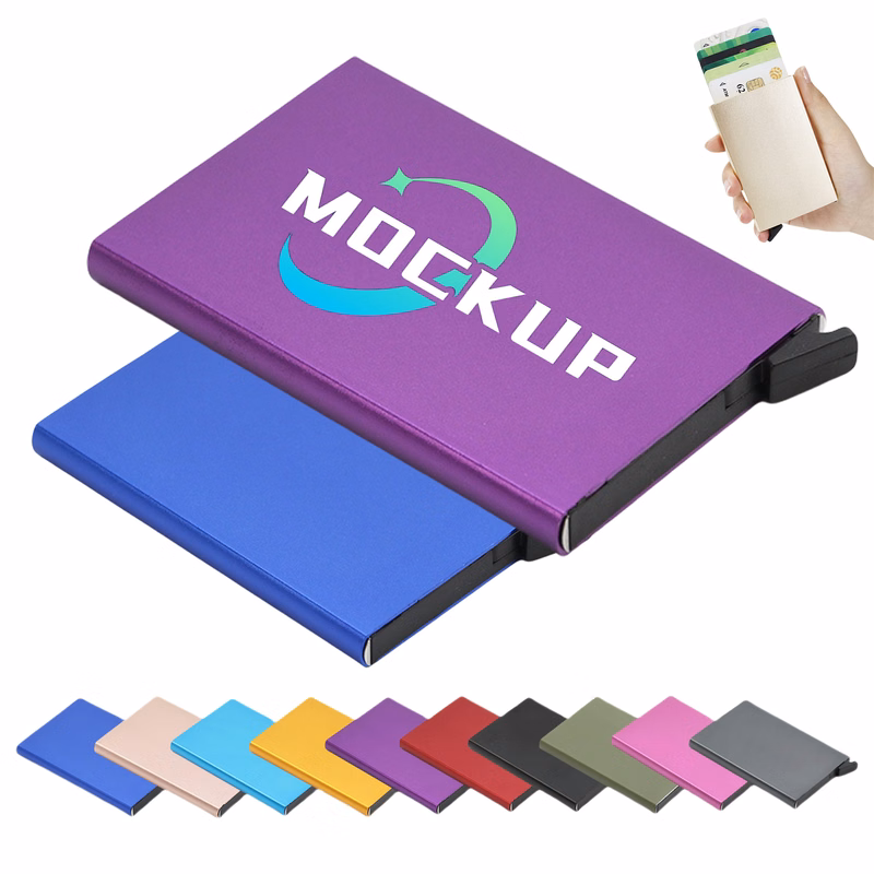Aluminum Business Name Card Holder