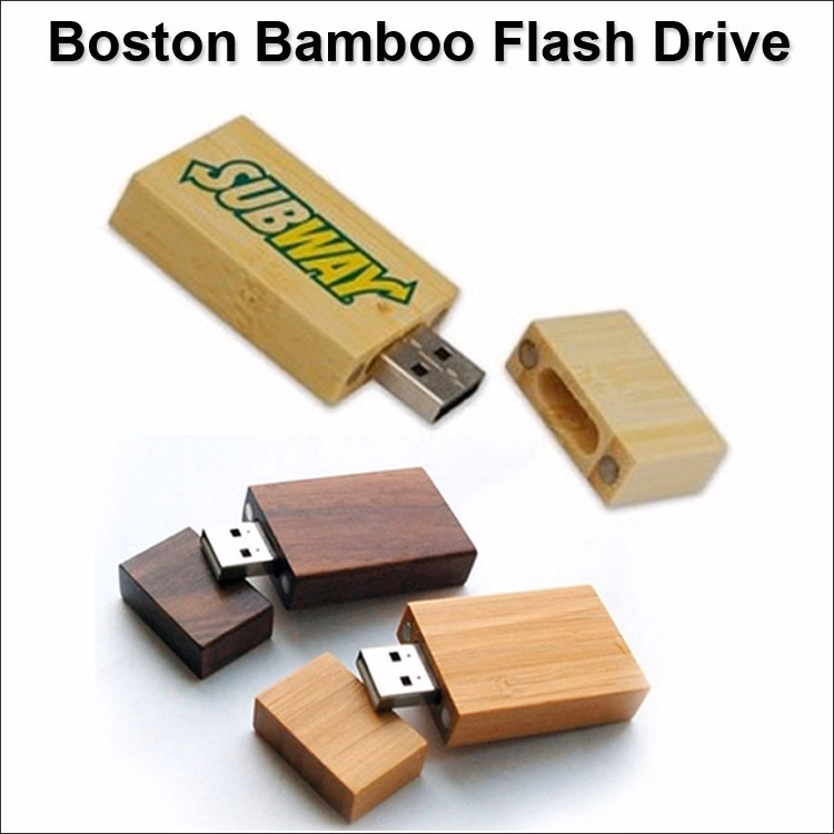 Boston Bamboo Flash Drive / USB - 128MB