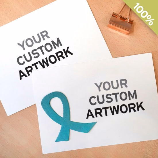 Double-Sided Large Eco Panel Card With Shape